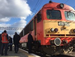 Первый поезд из Венгрии прибыл в Украину по евроколее
