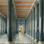 Величие Зимнего дворца в акварели